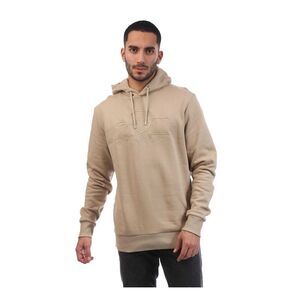 Gant Mens Archive Shield Tonal Hoodie / Beige